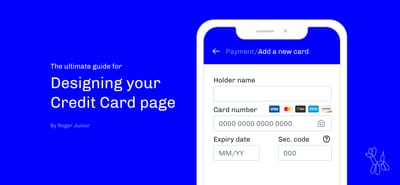 Illustration of a credit card payment form on an ecommerce checkout page